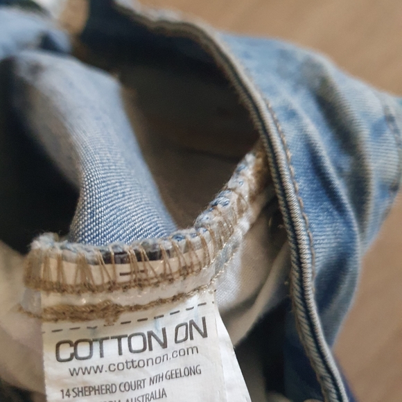 Jeans faded blue straight leg - Picture 4 of 5